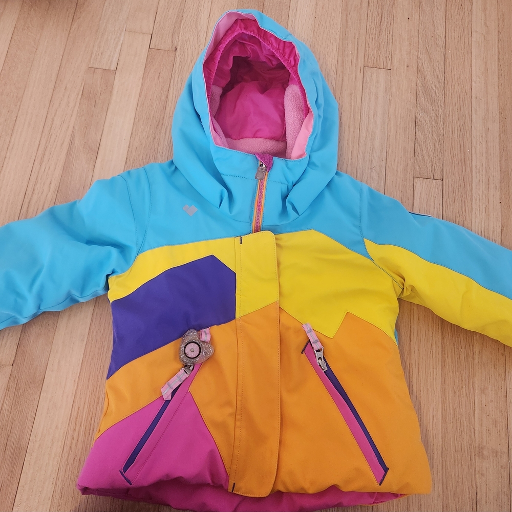 Obermeyer Kids Puffer Jacket - Blue, Yellow, Pink, Purple